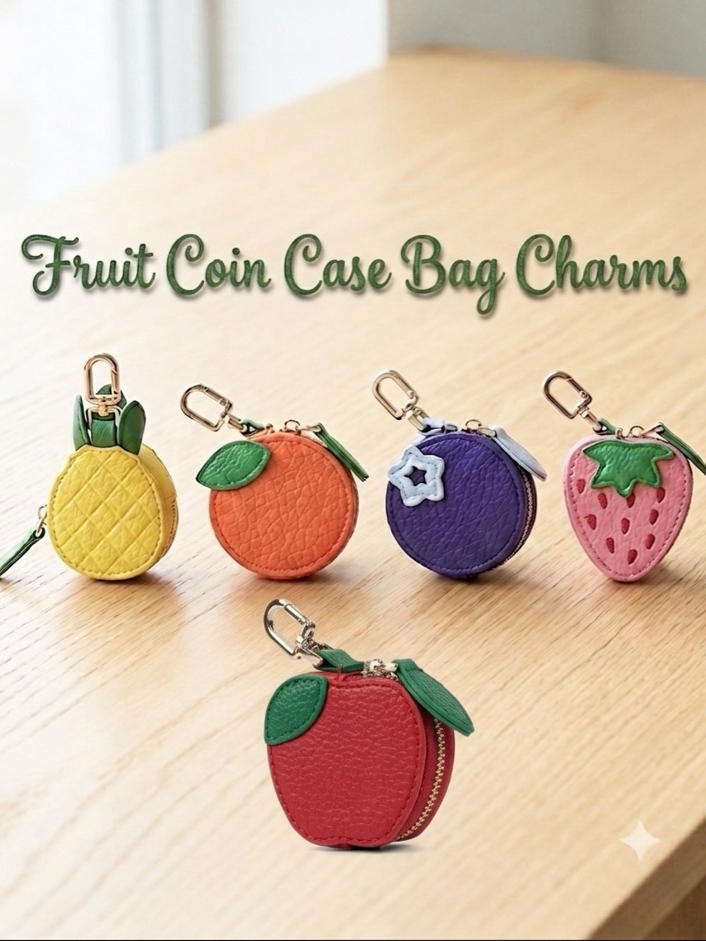 Fruit Coin Pouch NWT - Your Choice of 1